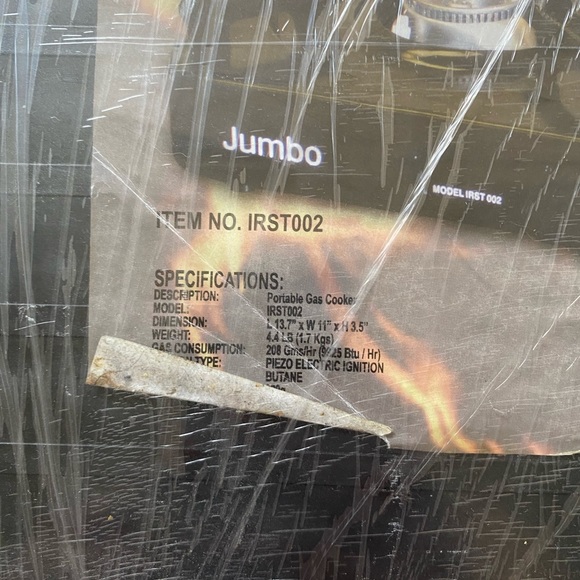 ***NEW***Thunder Group Portable Gas Cooker IRST002 - Picture 2 of 6